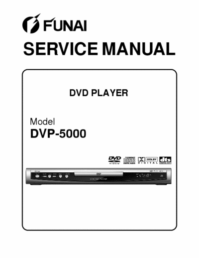 FUNAI DVP-5000 service manual